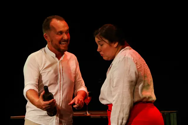 Cena do espetáculo Do Ré Mi Fu — registro 22