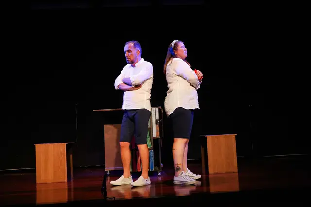 Cena do espetáculo Do Ré Mi Fu — registro 70